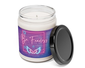 Neon Fearless Scented Soy Candle, 9oz