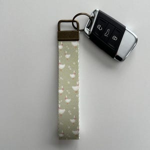 Silly Goose Coquette Key Fob Wristlet | Antique Brass Hardware | Stylish & Functional