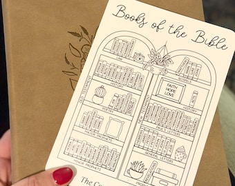 NEW Books Of the Bible Tracker Sticker 4x6"