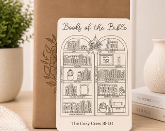 NEW Books Of the Bible Tracker Sticker 4x6"