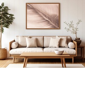 Lily leaf in beige photography