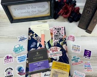 Blind Date Book Surprise with Bookish Extras, Mystery Reading Gift