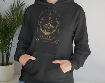 EU City of Starlight Sweatshirt Hoodie, Acotar Shirt, Velaris, Crescent City, Throne of Glass, Night Court Shirt, sarah j mass, sjm