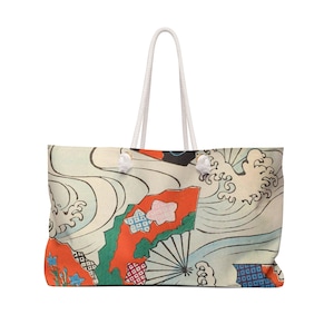 Japanese Weekender Bag || Big Everything Bag || Beach Bag || J289