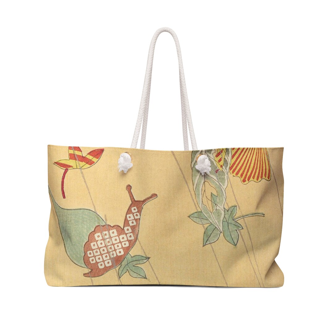 Japanese Weekender Bag Big Everything Bag Beach Bag J251 Etsy