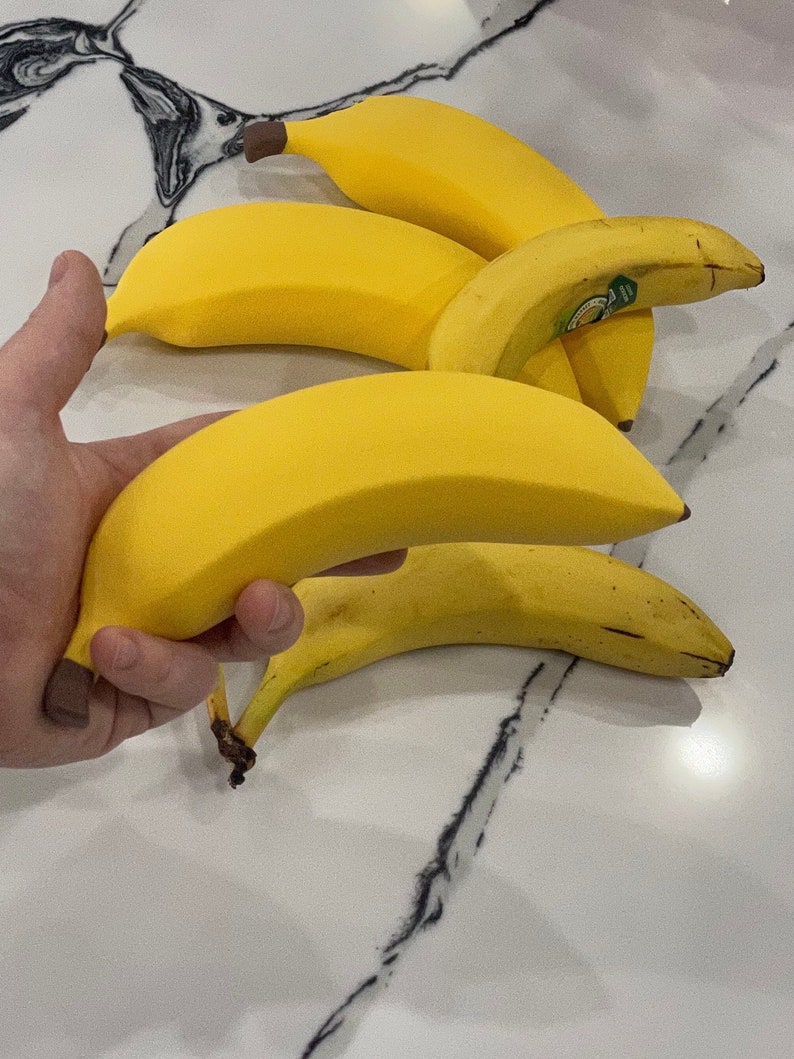 Lifelike Banana Model Natures Replica for Display and Decor Etsy
