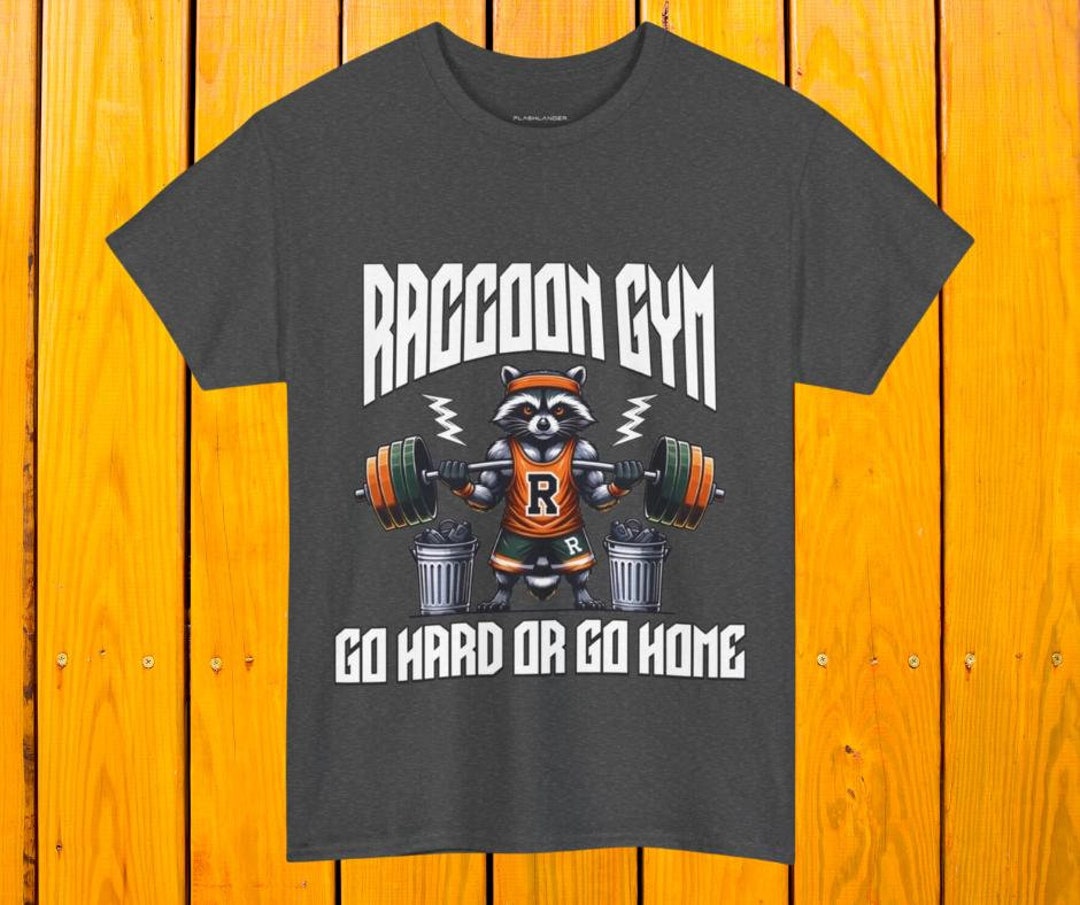 Funny Raccoon Shirt Funny Raccoon Bodybuilder Shirt Unique Gift Idea ...