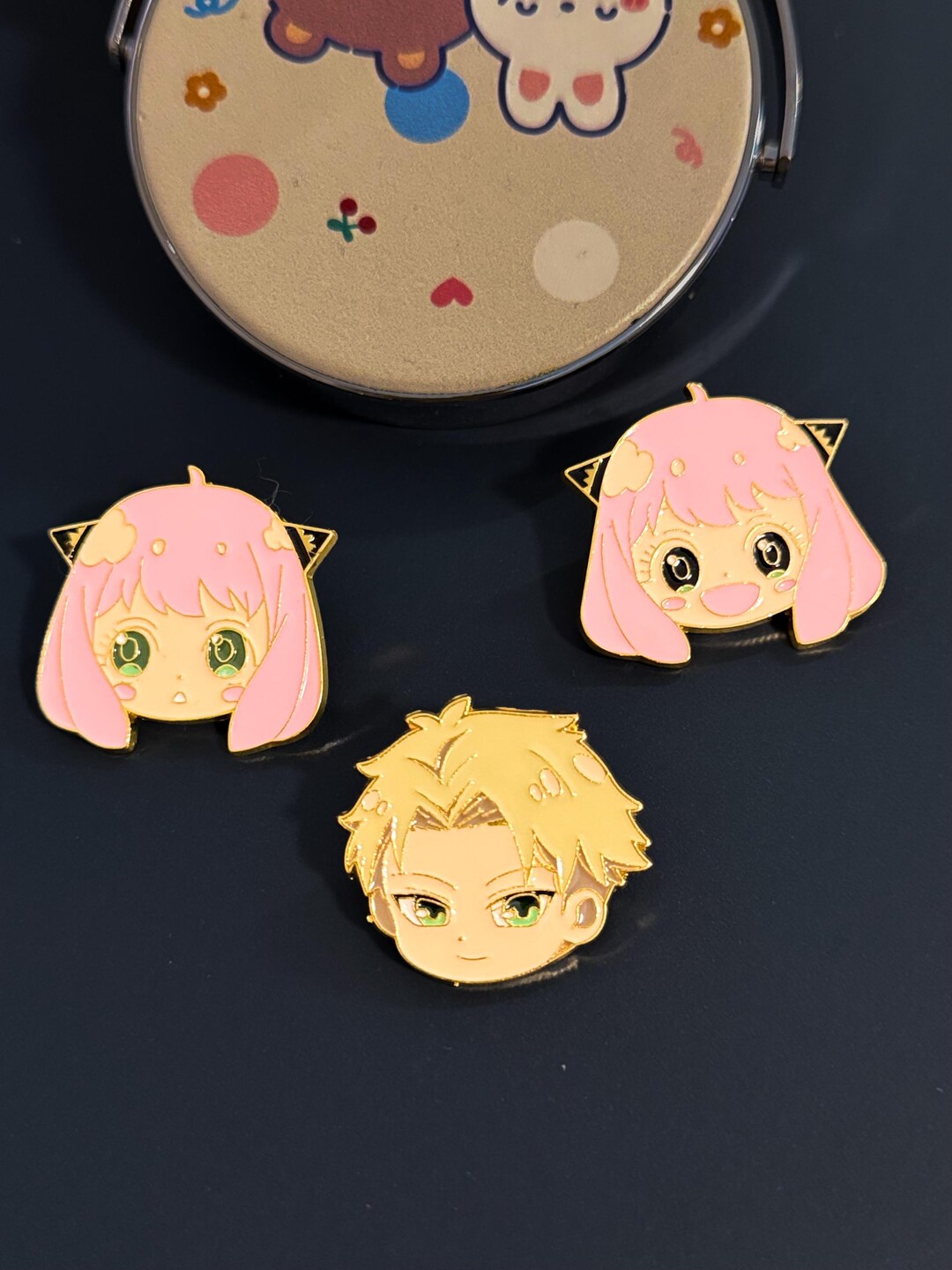 Kawaii Anime Enamel Pin/ Cartoon Character Brooch/ Chibi Enamel Anime ...
