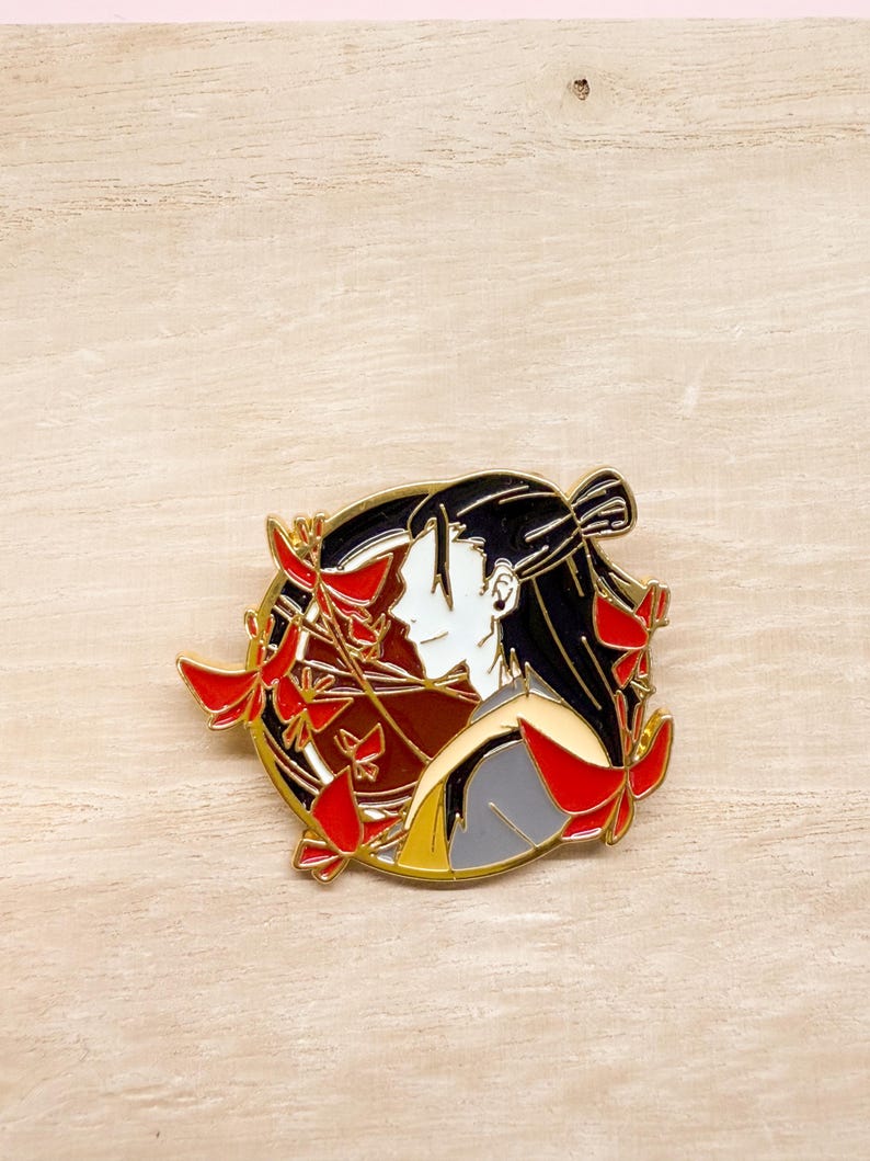 Collette Pin Kawaii Anime Enamel Pin, Cartoon Character Brooch - Etsy