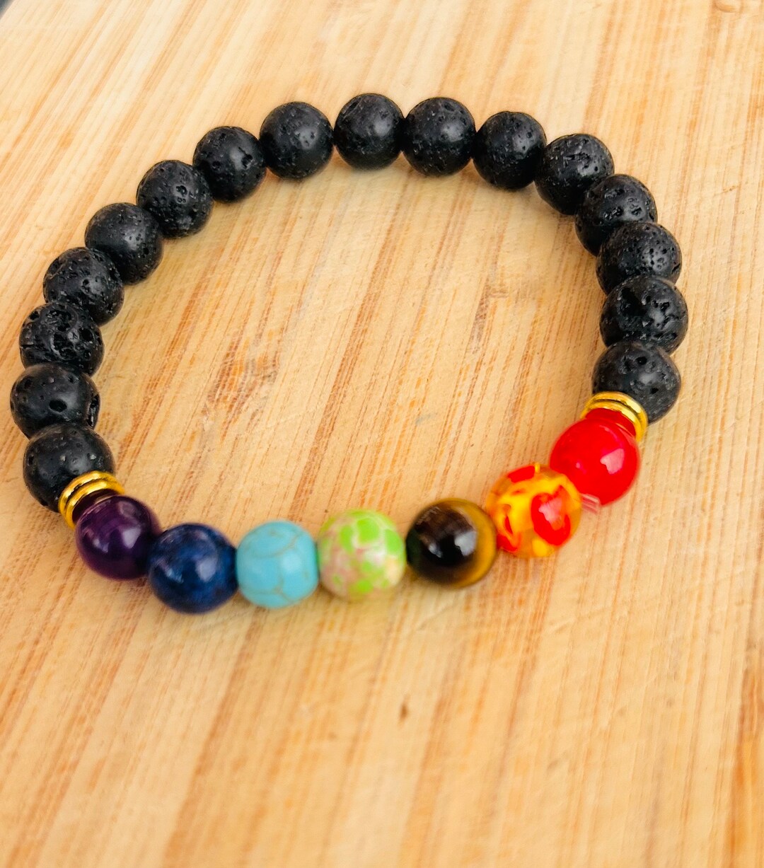 Bracelet Bohème Chic En Pierre, Bracelet Chakra Femme Pierre Naturelle