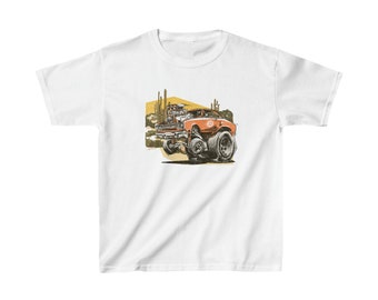 Kids Unique Gasser Hot Rod/Desert Highway Tee