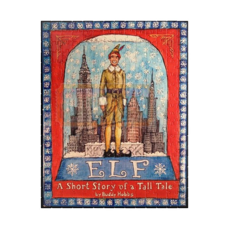 Buddy the Elf Book Cover From Movie Puzzle 110 252 520 Etsy