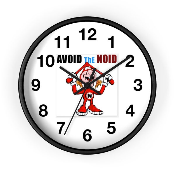 Avoid The Noid Wall Clock