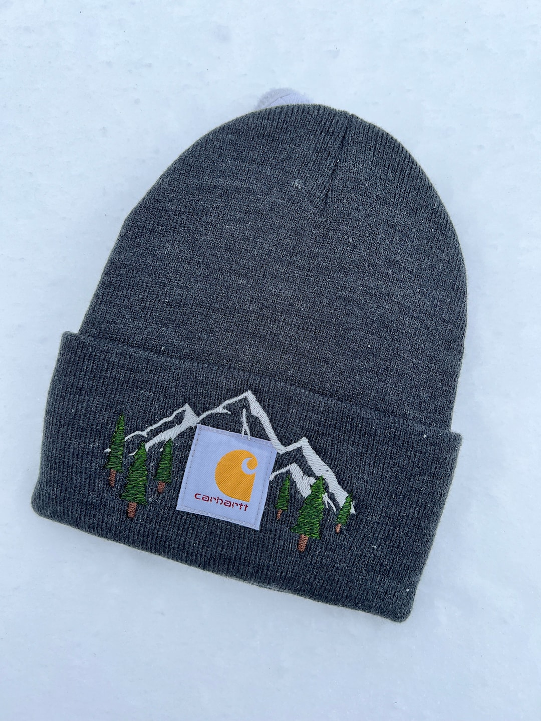 Paris France Embroidered Cuffed Beanie, Vintage City Flag Embroidery Party Men Women Stretchy Winter Adult Aesthetic Cap Hat Gift