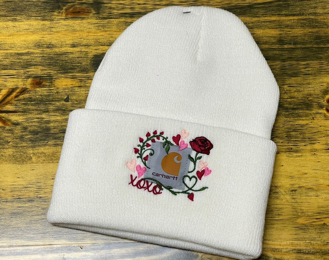 Carhartt Embroidered Beanie, Embroidered Women's Winter Hat