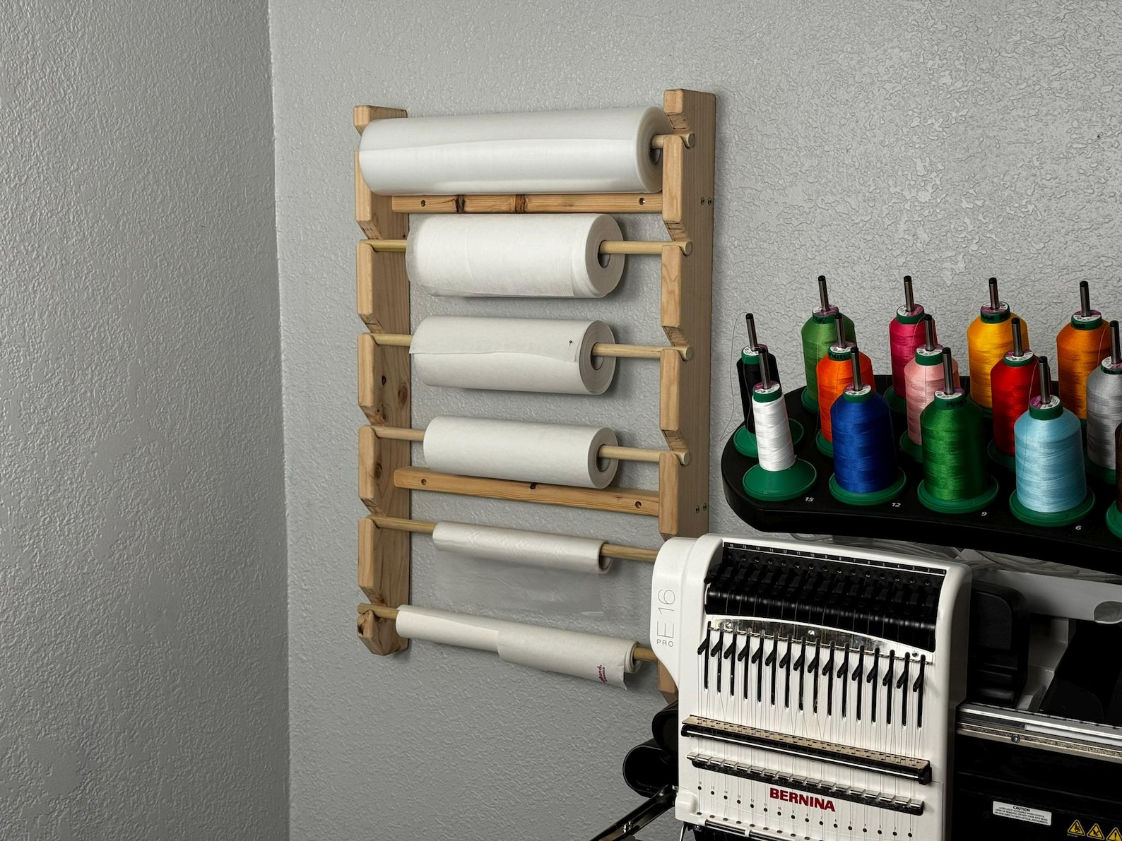 Stabilizer Storage Embroidery Stabilizer Rack, Machine Embroidery, Embroidery Tools and ...