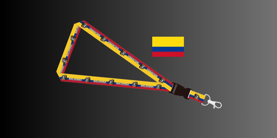Colombia Lanyards. Key Lanyard. Personalized Colombia Neck Pendant ...