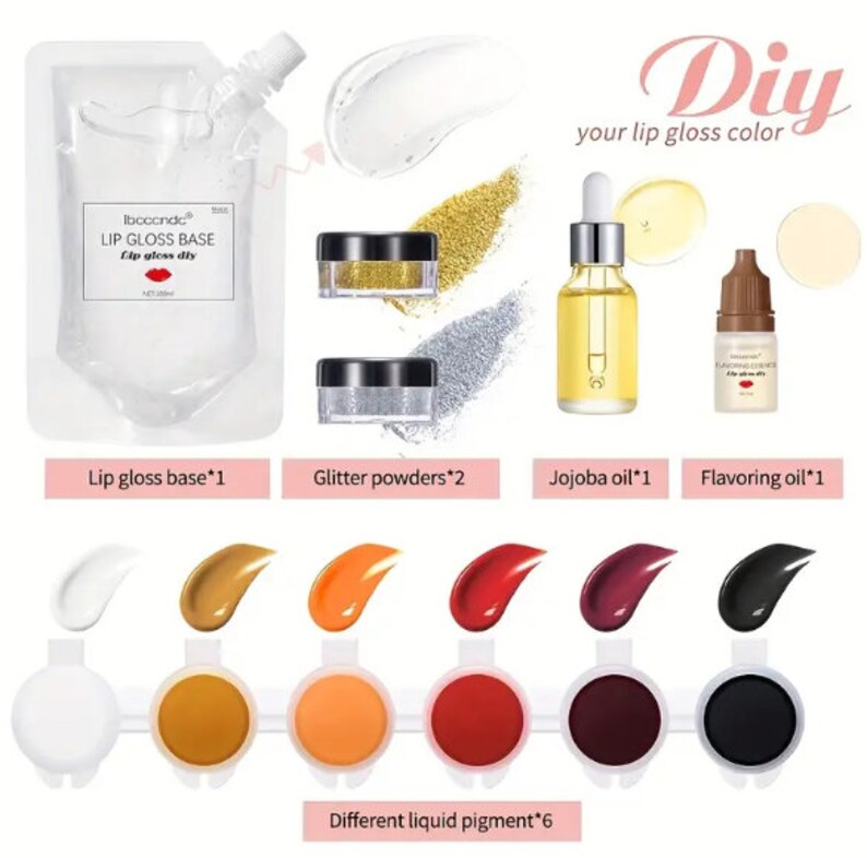 DIY Lip Gloss Starter Kit All the Ingredients You Need Etsy Australia