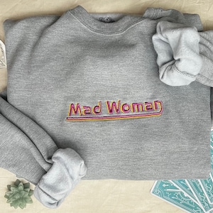 Taylor Swiftie Mad Woman embroidered Pullover Sweatshirt
