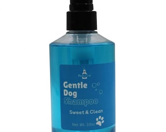 Gentle Dog Shampoo Sweet & Clean – Handcrafted Pet Shampoo, Gentle Dog Wash, Moisturizing Puppy Shampoo, Fresh Clean Scent, Dog Grooming