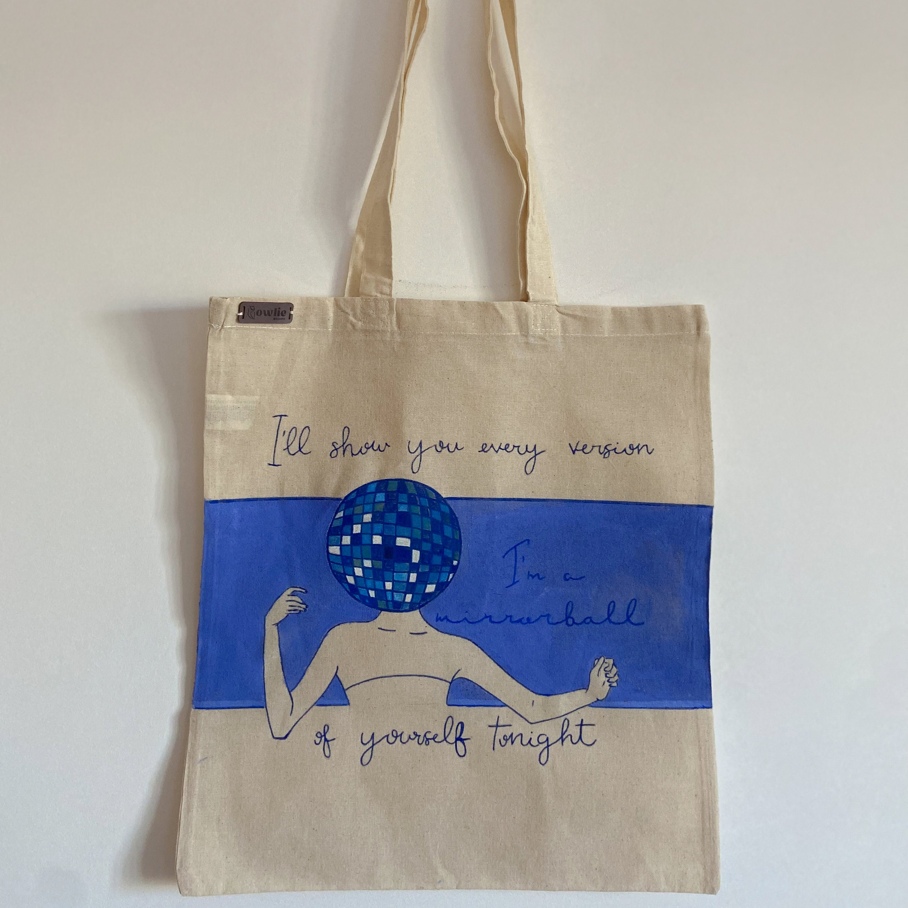 Mirrorball Inspired Totebag Taylor Swift Collection Etsy