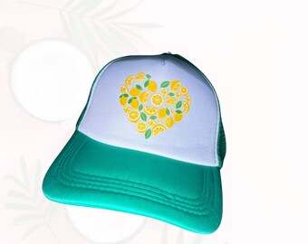 Sombrero de corazón de limón