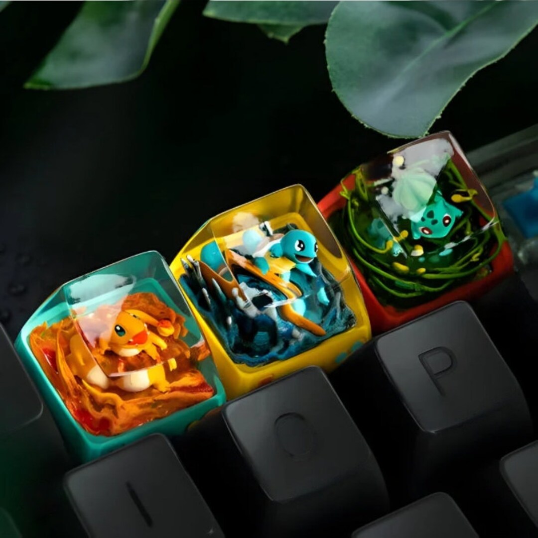 Pokemon Custom Artisan Gaming Keycaps - Etsy