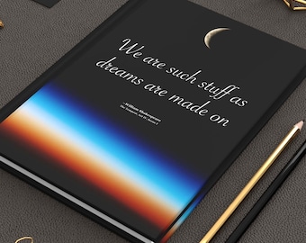 Diario de tapa dura de Shakespeare / Somos de la misma materia de la que están hechos los sueños