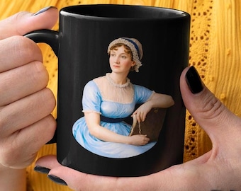 Taza de Jane Austen / No hay nada como disfrutar leyendo