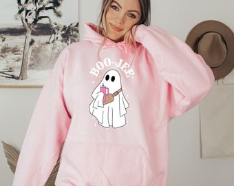 Halloween ghost sweatshirt, Boo jee ghost sweatshirt, Spooky ghost hoodie, Halloween ghost shirt, Spooky season ghost sweater, spooky shirt