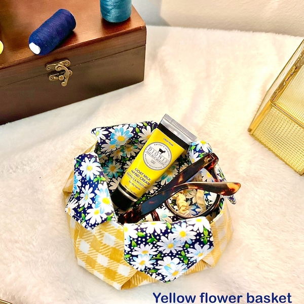 Fabric Basket, Reversible, More colors available!