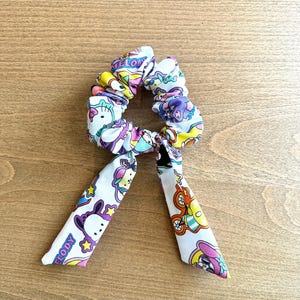 Bow-tie Scrunchies, Cotton Elastic Hair Tie
