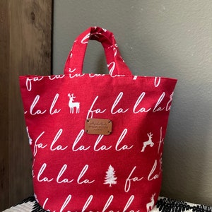 Flannel Christmas Gift Bag