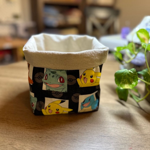 Pokemon Fabric Basket