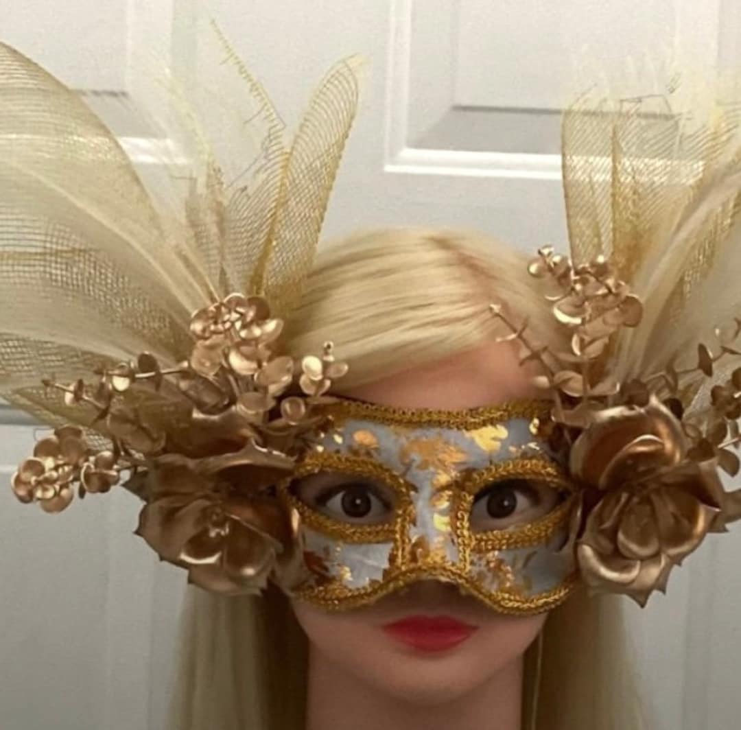 Exotic Venetian Gold Mask Etsy exotic-venetian-gold-mask-etsy