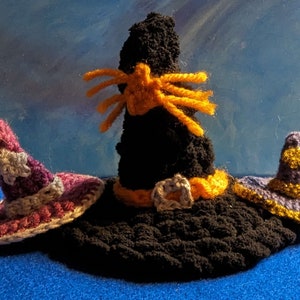 Crochet or Amigurumi Pattern Magic Hat Accessory for Plush or Dolls