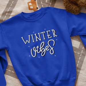 Suéter Weather Sudadera -Sudadera Winter Vibes - Sudadera mamá - Sudaderas unisex - Sudadera de mujer