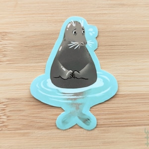 Nervous Seal | Vinyl Sticker | Cute Stickers
