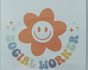Maatschappelijk werker sticker