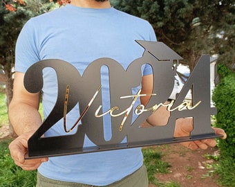 Personalized Class of 2026 Graduation Party Sign,Custom Graduation Decor Name Sign,Graduation Centerpiece,High School,College Grad sign