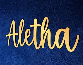 Custom Gold Silver Acrylic Name Sign,baby Mirror name sign, nursery decor,Above Bed Decor,3d logo,baby room mirror acrylic,baby shower decor