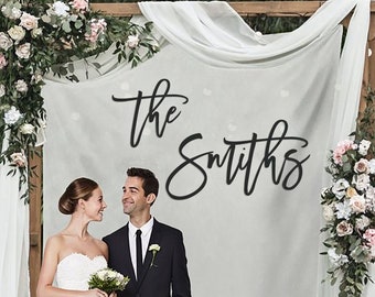 Custom Family Name Sign,Rustic Wedding Wood Backdrop Sign,Last Name Wood Letters,Hedge Wedding Last Name Sign,Wedding decoration word cutout