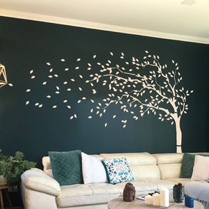 Tree Wood Wall Art,Tree Of Life Wall Decor,Large Wooden tree with birds Wall Art,aesthetic room decor,Housewarming Decoration,Christmas gift