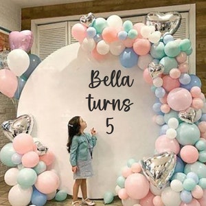 Letrero con nombre personalizado para cumpleaños, letrero de madera para cumpleaños en el jardín, letras de madera personalizadas, recorte de palabras, letrero con nombre personalizado para cumpleaños, letrero con fondo de boda