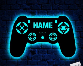 Personalized GamerTag Neon Led Sign, Custom Gaming Room Wall Decor, Custom Game Console Led Light, Custom Gamer Sign, GamerTag Name Led Sign