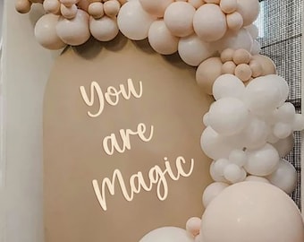 Custom Birthday Backdrop Name Sign,Wooden Birthday Yard Sign,custom wood letters,word cutout,custom birthday name sign,Wedding Backdrop Sign