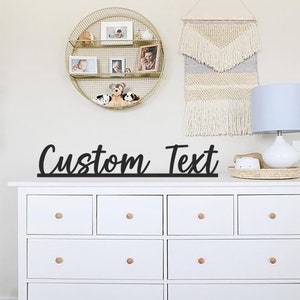 Placa de nome personalizada, nome personalizado independente, peça de nome personalizada, decoração de mesa, decoração de berçário, decoração de mesa, placa de nome personalizada