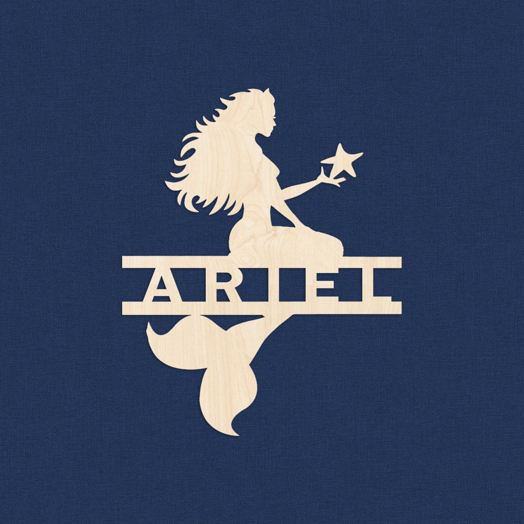Mermaid Nursery Custom Name Sign,wood Nursery Mermaid Decor,wooden ...