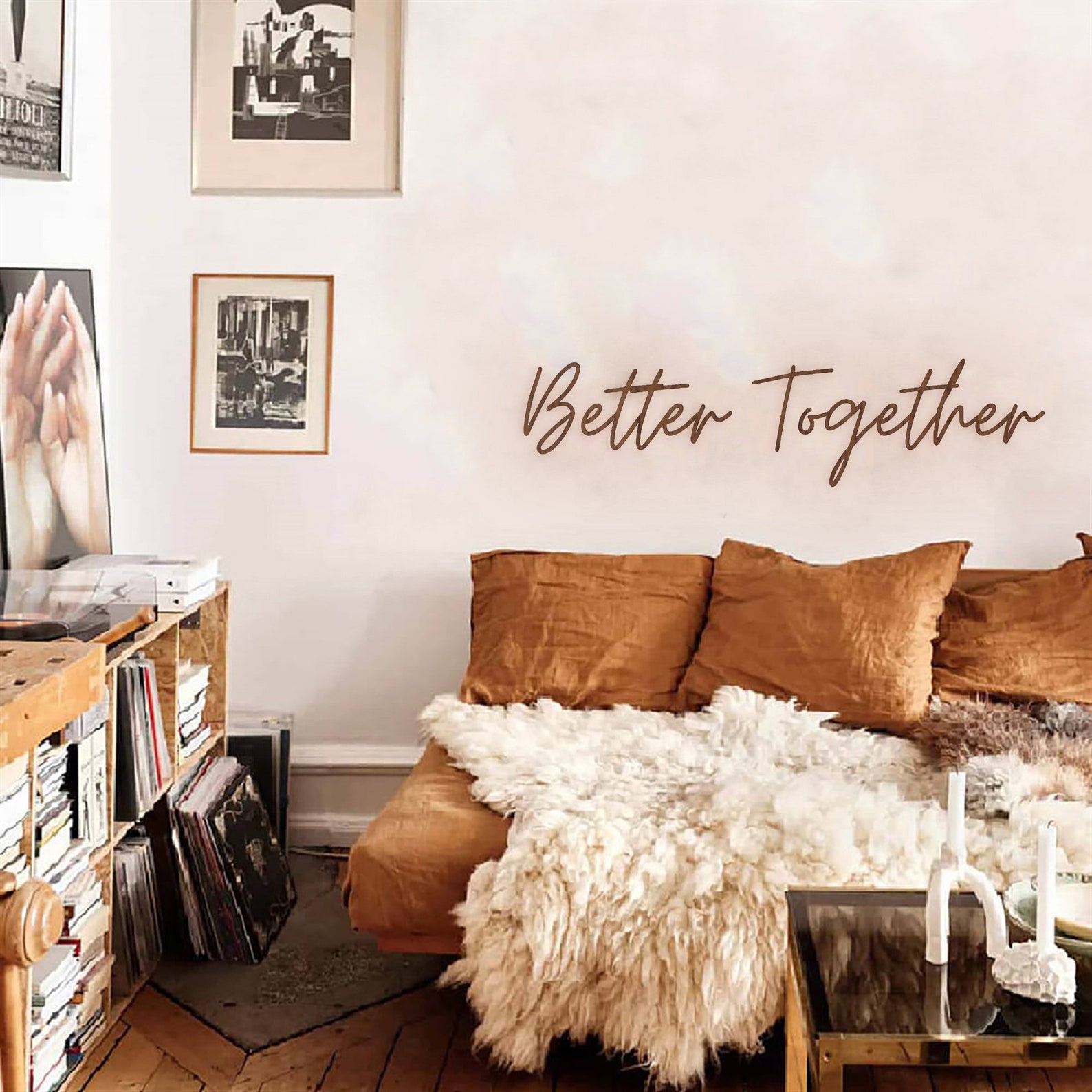 Better Together Backdrop Wood Sign,wooden Better Together Wall Art