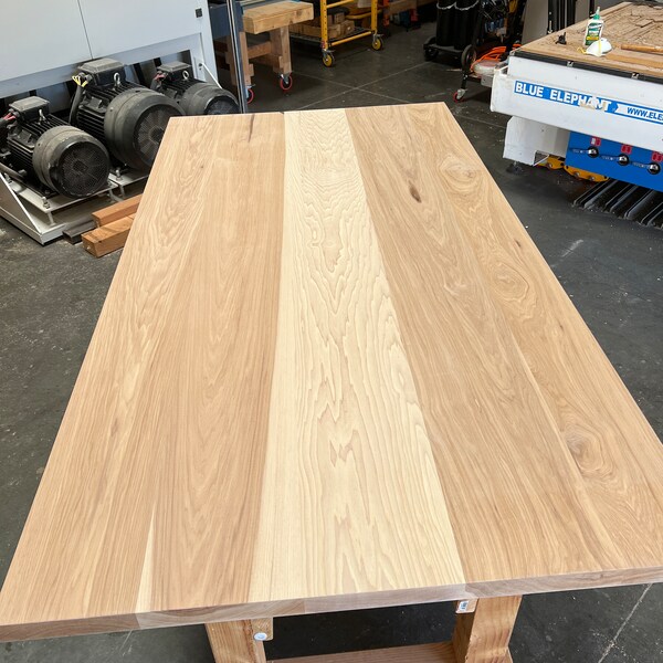 100% Solid Hardwood Unfinished Pecan Panel / Table Tops